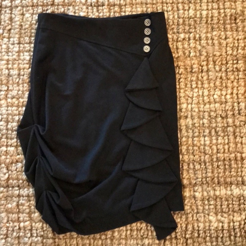NWT! Anthro Eva Franco asymmetrical black …